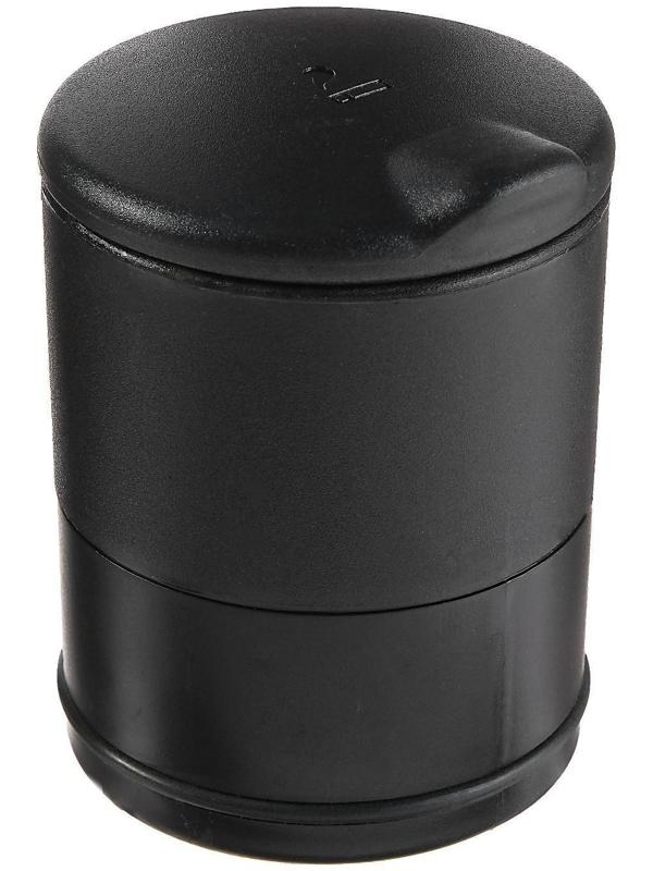 Пепельница для авто TORSO с подсветкой, 10×7 см, черный
