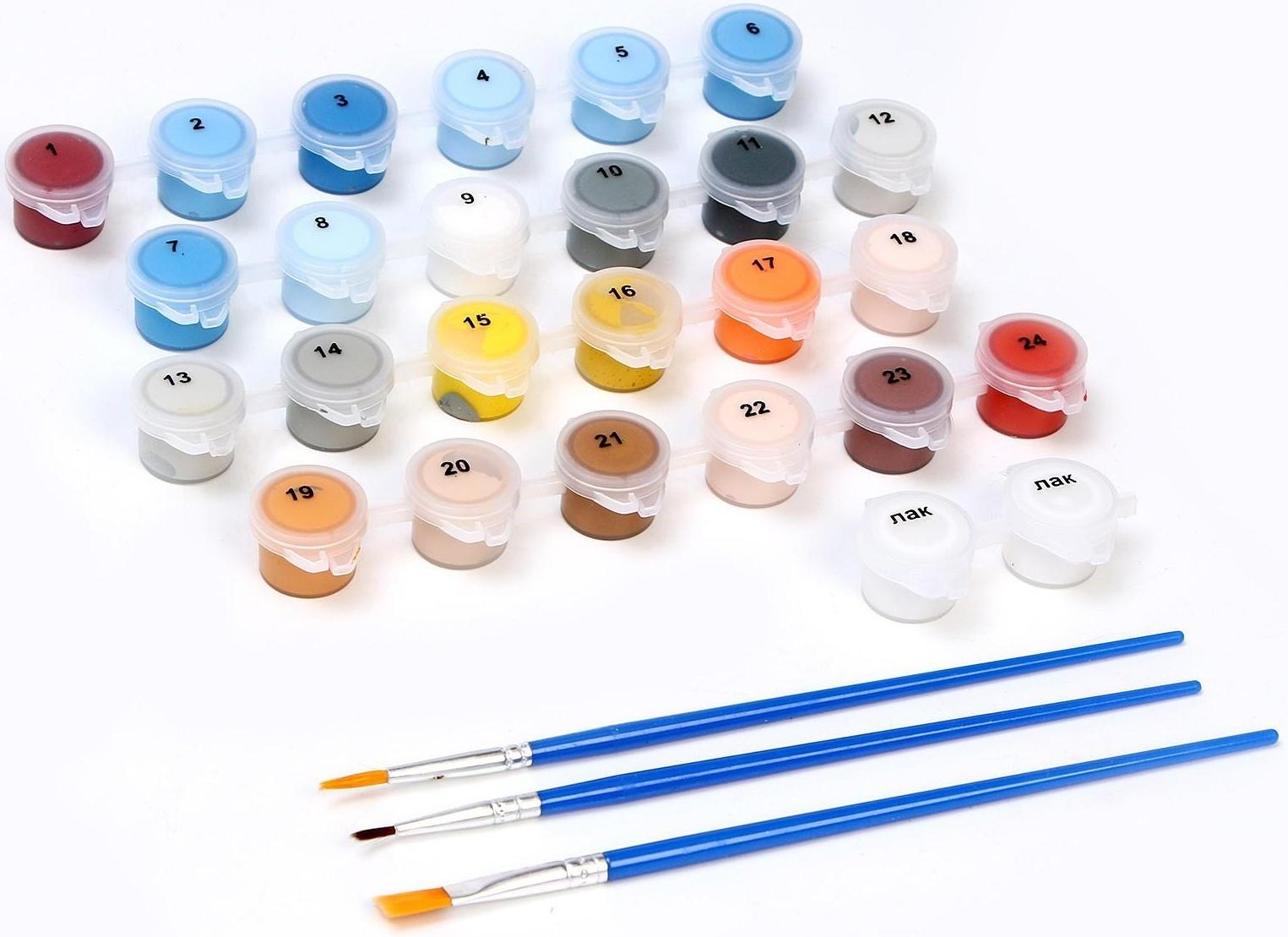 Картина по номерам на холсте с подрамником «Сон, вызванный полётом пчелы вокруг граната, за секунду до пробуждения» Сальвадор Дали 40х50 см