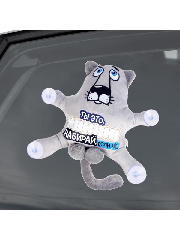 Автоигрушка «Ты это, набирай, если чё!», волк, на присосках