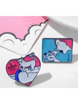 Набор значков (2шт) 