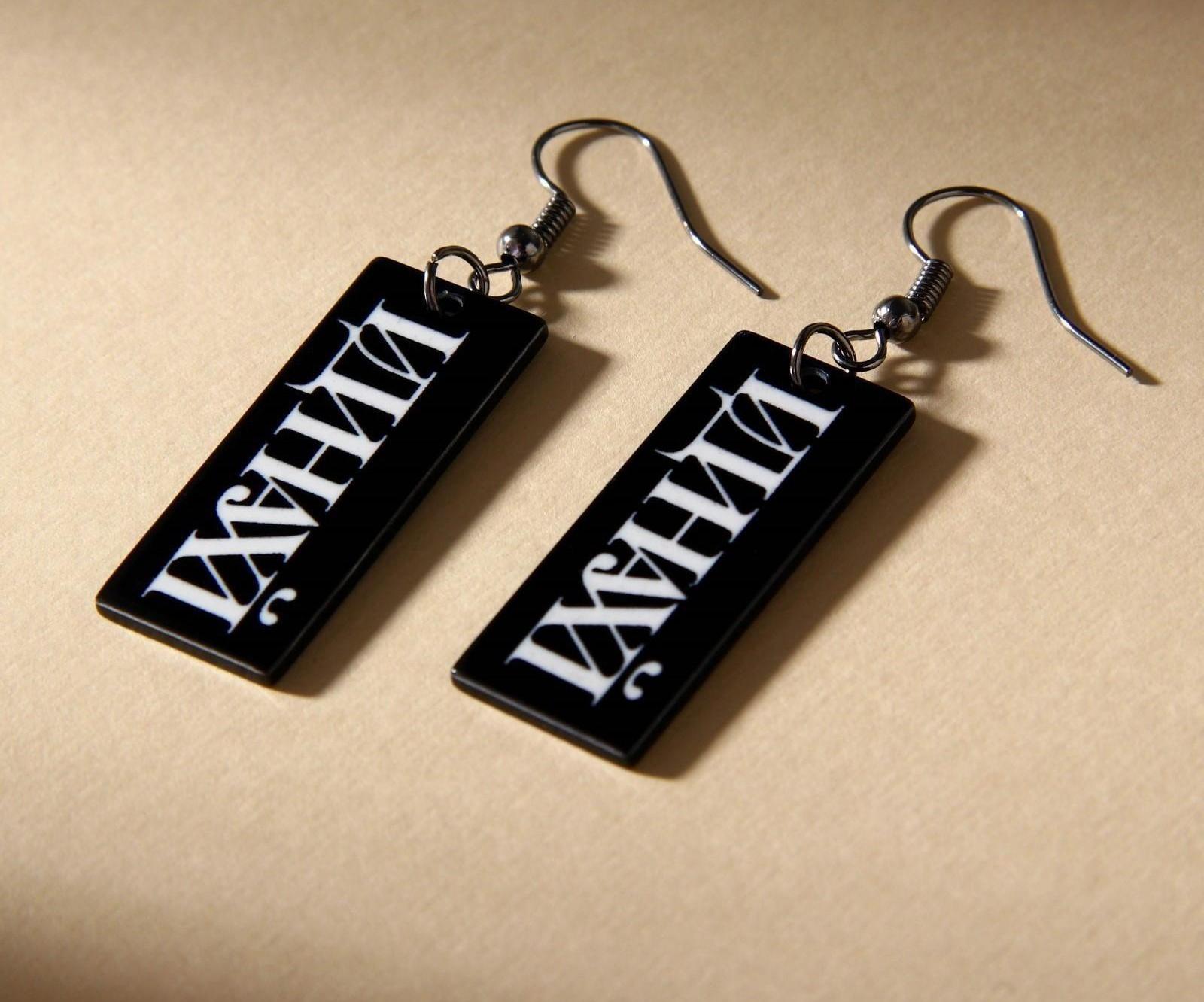 Серьги «Hi bitch»