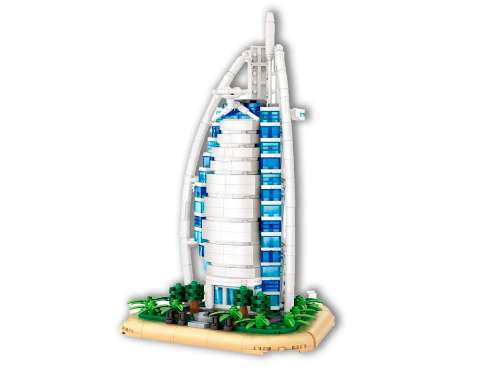Конструктор Loz «Архитектура: Бурдж-эль-Араб» 1029 / 962 деталей