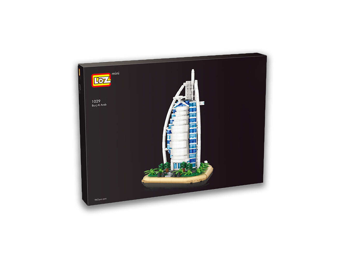 Конструктор Loz «Архитектура: Бурдж-эль-Араб» 1029 / 962 деталей