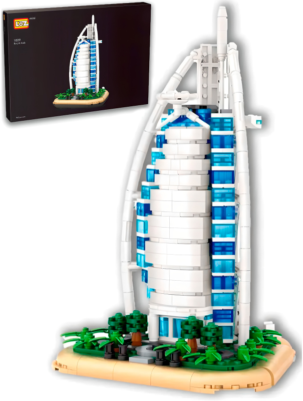 Конструктор Loz «Архитектура: Бурдж-эль-Араб» 1029 / 962 деталей