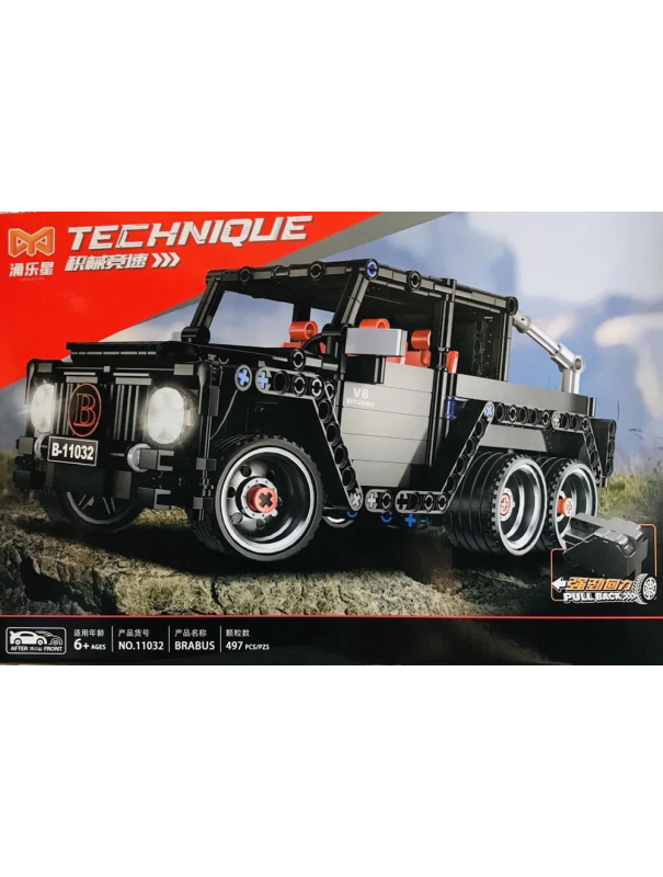 Конструктор «Машина Jeep Brabus» 11032 / 497 деталей
