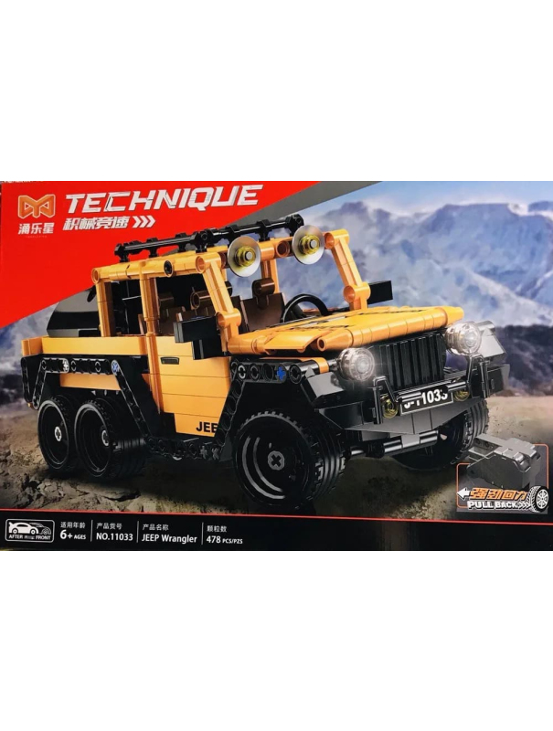 Конструктор «Машина Jeep Wrangler» 11033 / 478 деталей