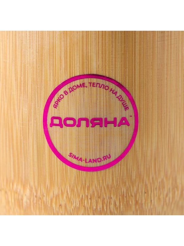 Набор кухонных принадлежностей Доляна «Дуновение леса», 4 предмета на подставке: 2 лопатки, 2 ложки