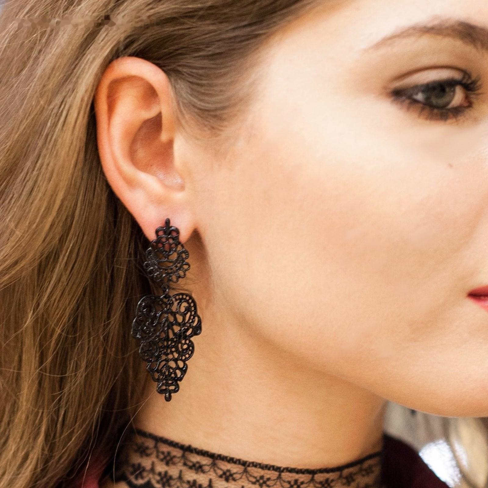 Серьги металл 