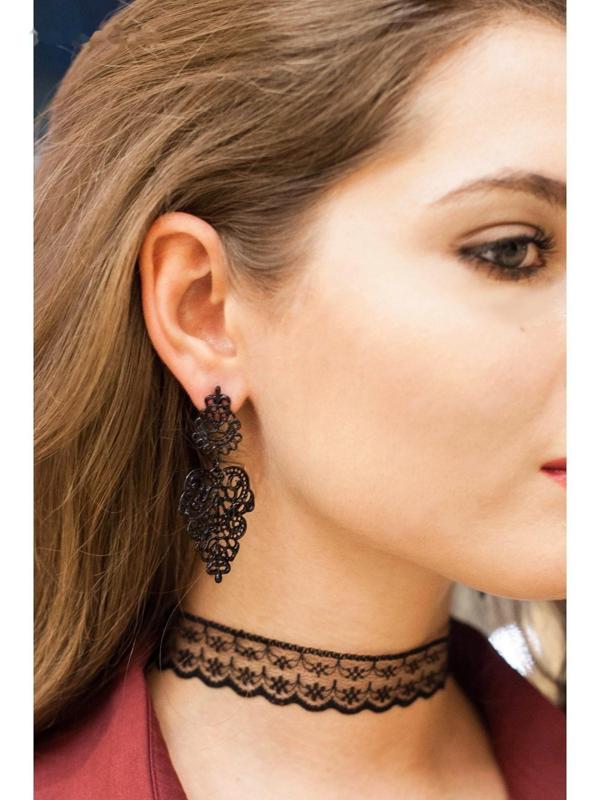 Серьги металл 