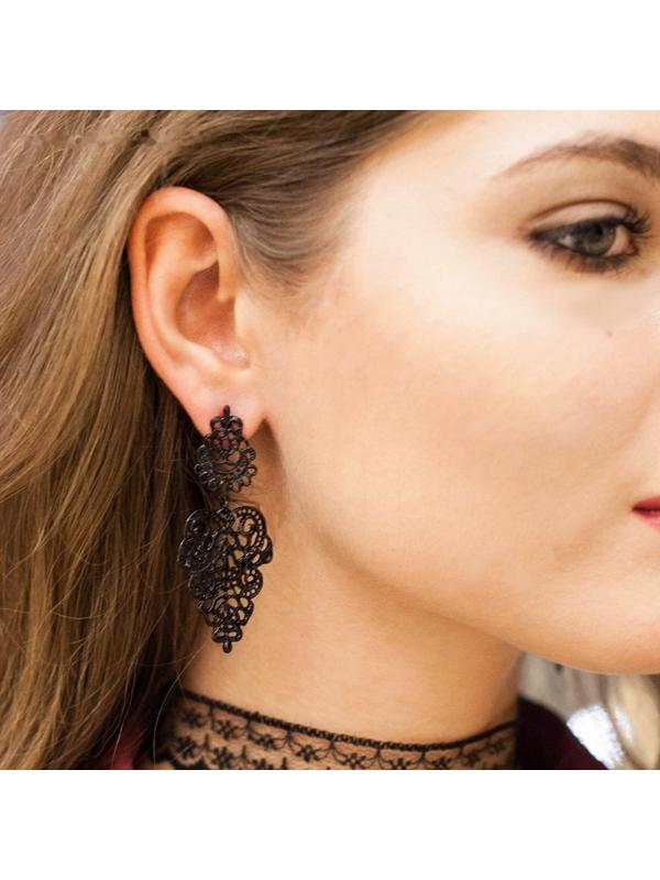 Серьги металл 