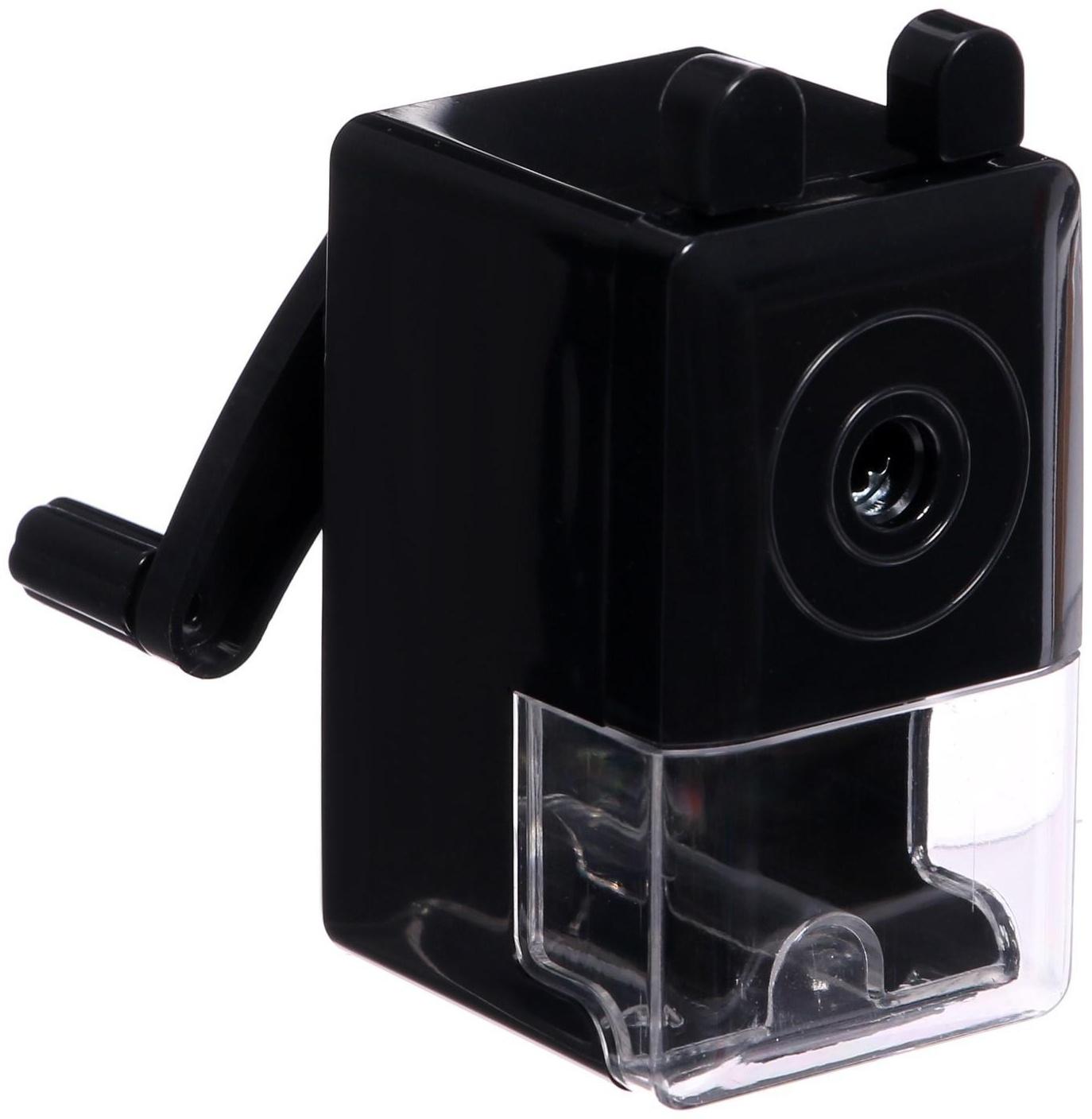 Точилка механическая с контейнером 