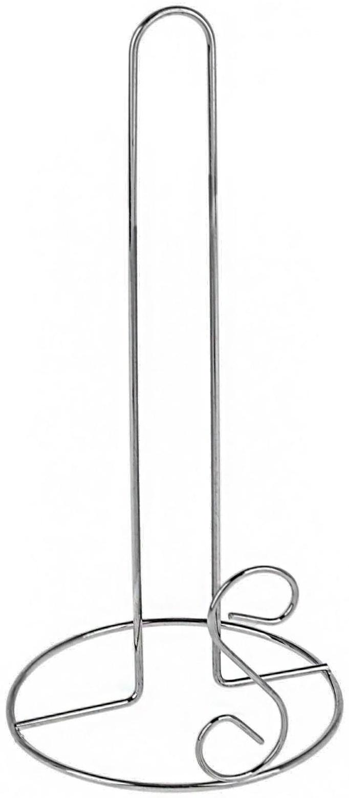 Держатель бумажного полотенца Доляна «Волна»,14×14×29 см, цвет хром