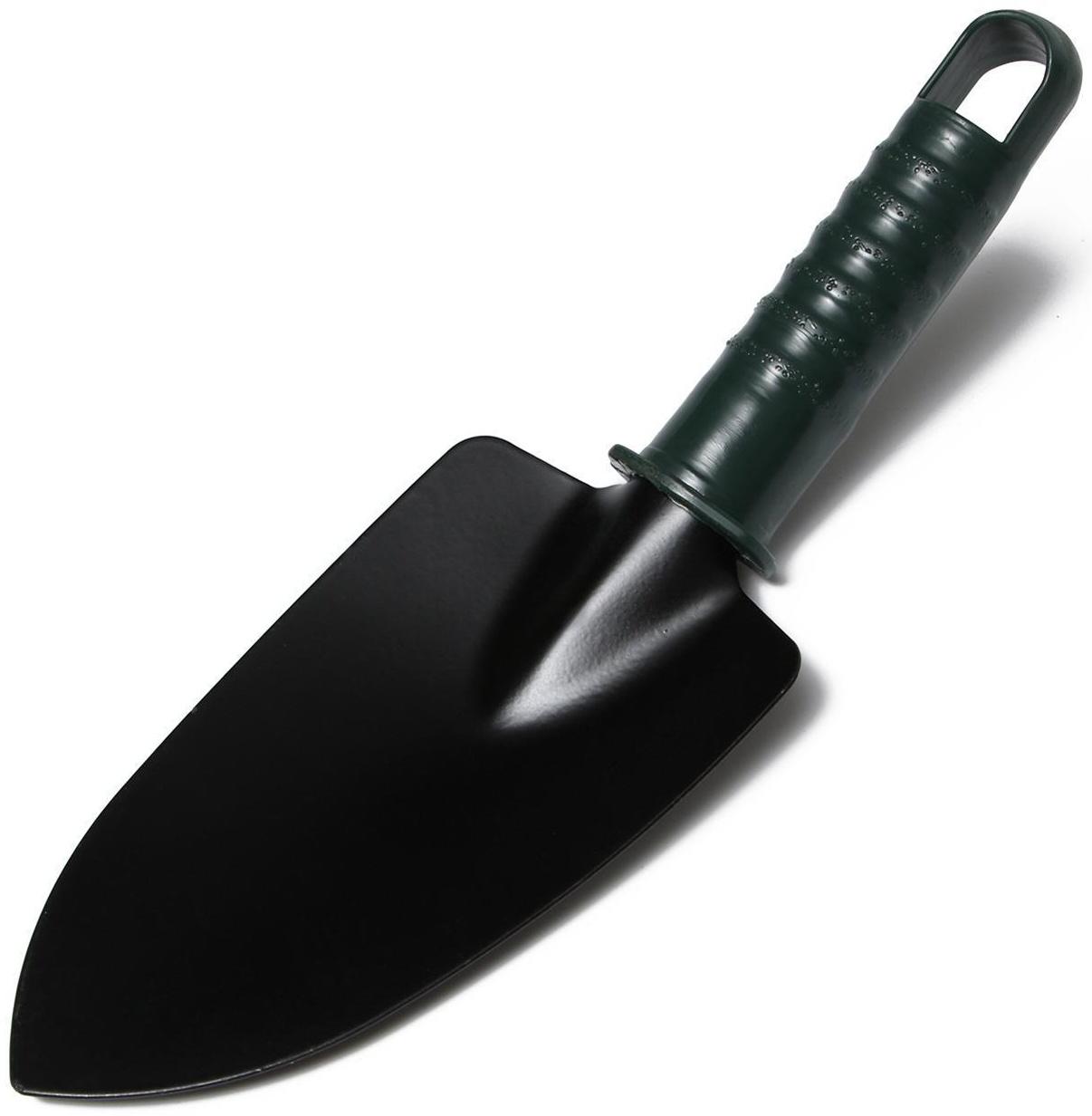 Набор садового инструмента, 5 предметов: 2 совка, рыхлитель, вилка, корнеудалитель, длина 27 см, пластиковые ручки, цвет МИКС