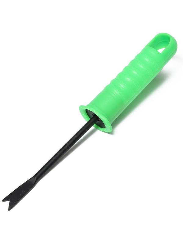 Набор садового инструмента, 5 предметов: 2 совка, рыхлитель, вилка, корнеудалитель, длина 27 см, пластиковые ручки, цвет МИКС