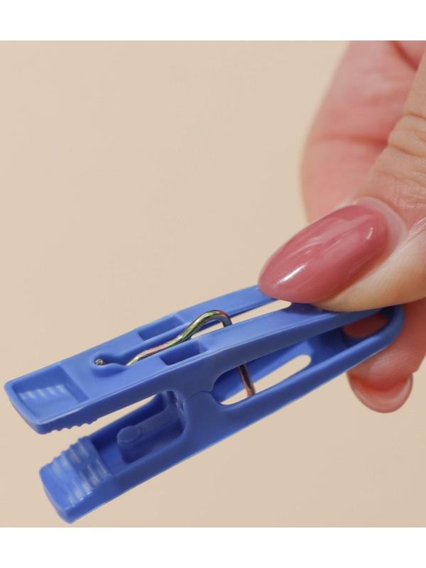 Прищепки бельевые, 5 см, 30 шт, цвет МИКС