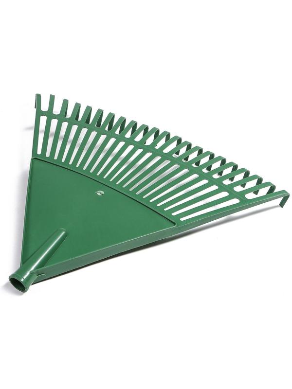 Грабли веерные, пластинчатые, 22 зубца, пластик, тулейка 24 мм, без черенка