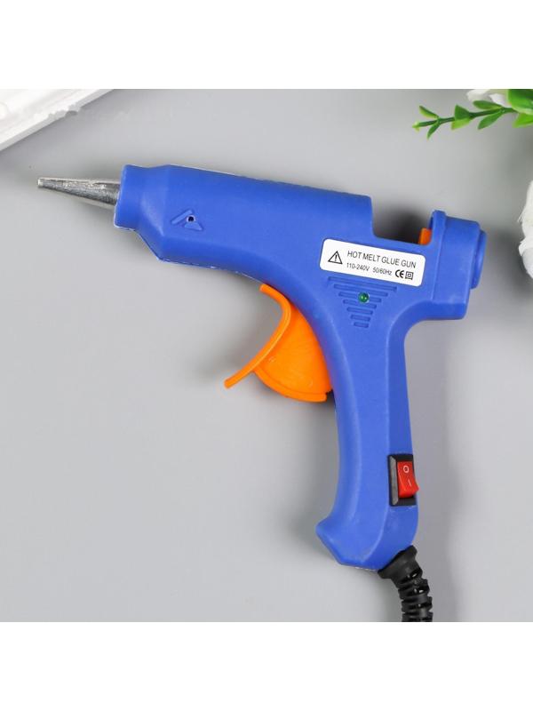 Клеевой пистолет 13,5х11 см питание: сетевой, диаметр стержня - 7 мм МИКС