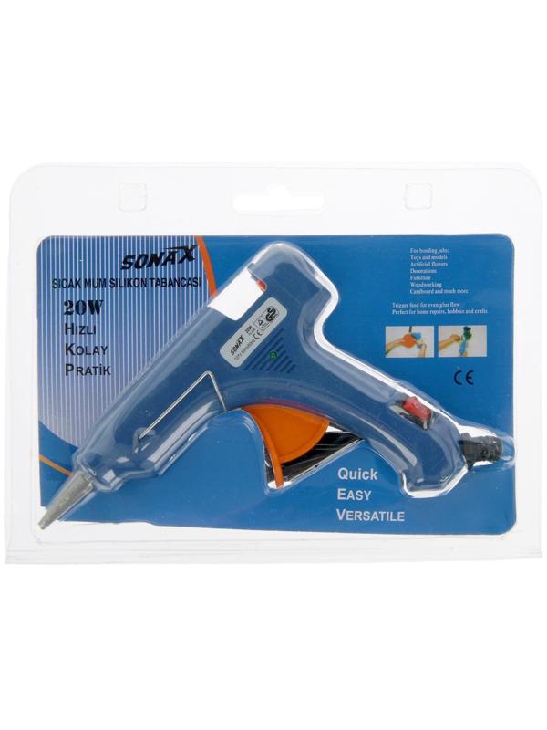 Клеевой пистолет 13,5х11 см питание: сетевой, диаметр стержня - 7 мм МИКС