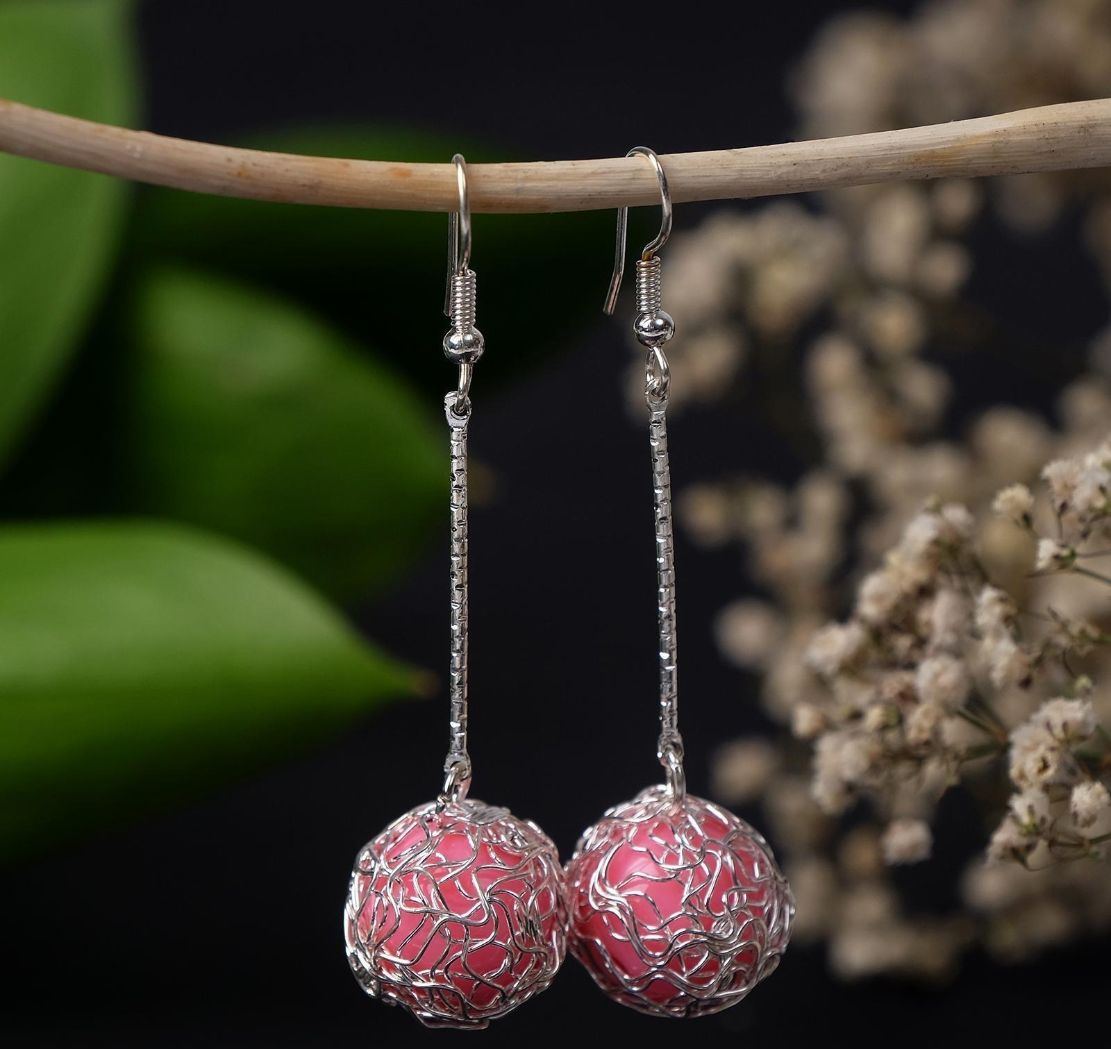 Серьги висячие 