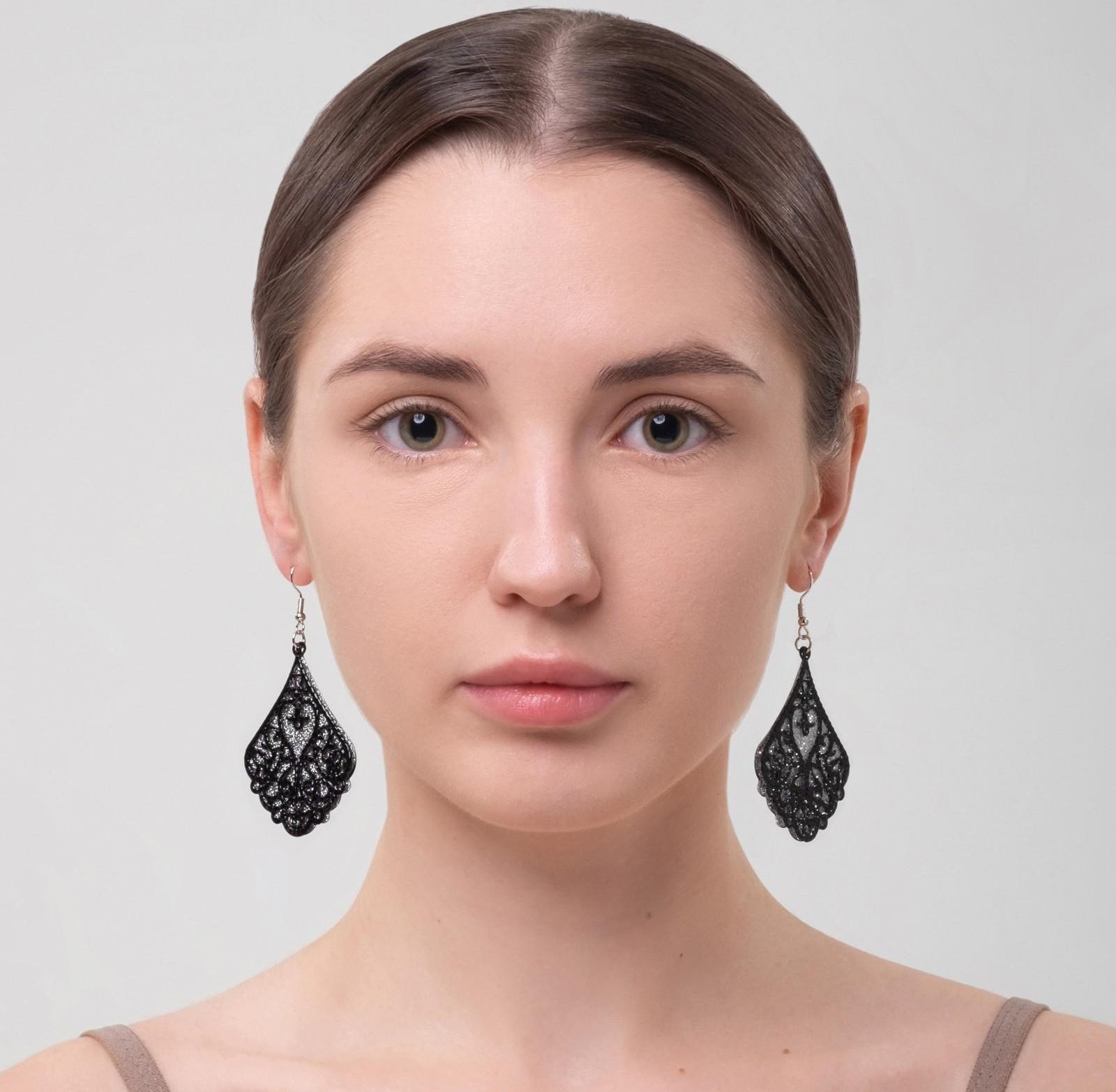 Серьги висячие 