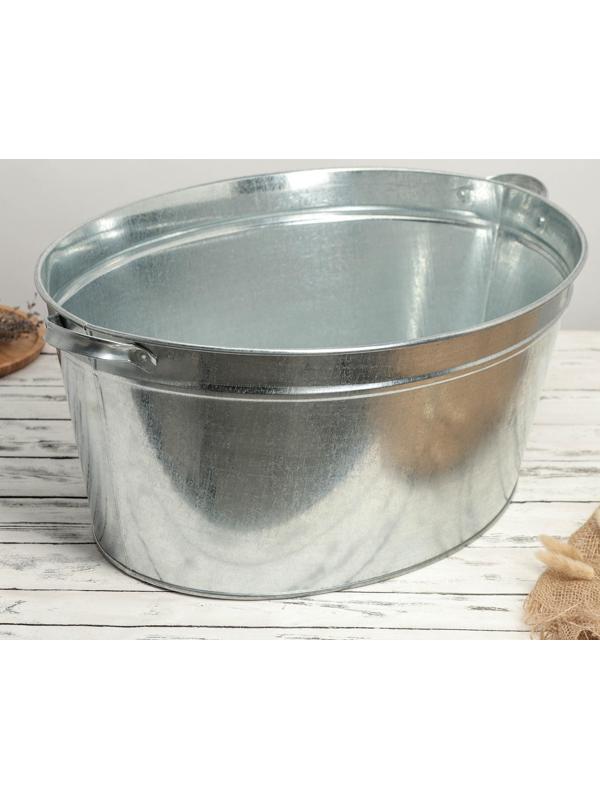 Ванна оцинкованая хозяйственная, 40 л, ГОСТ