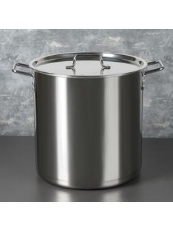 Котел «Общепит», 30 л, d=35 см, h=47 см, металлическая крышка, клёпанные ручки