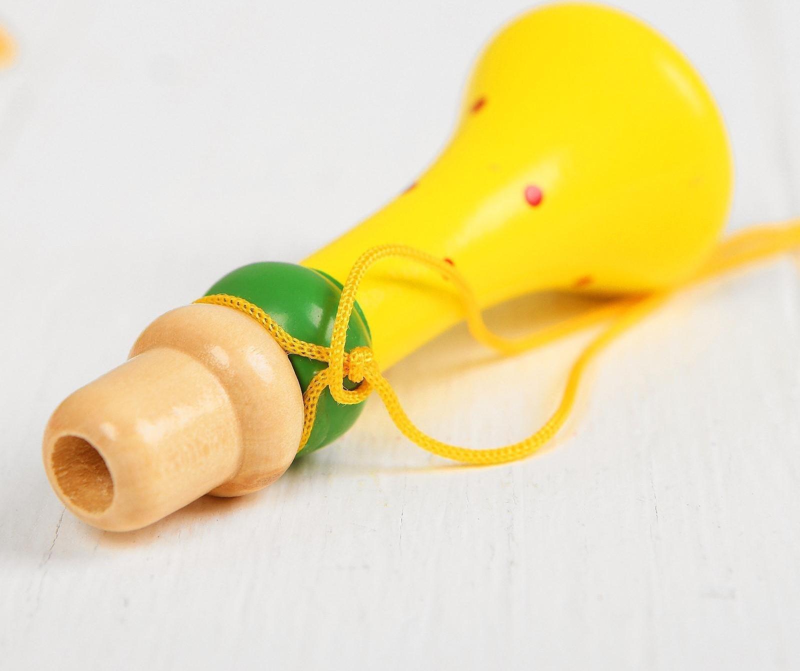 Музыкальная игрушка «Дудочка на верёвочке», цвета микс