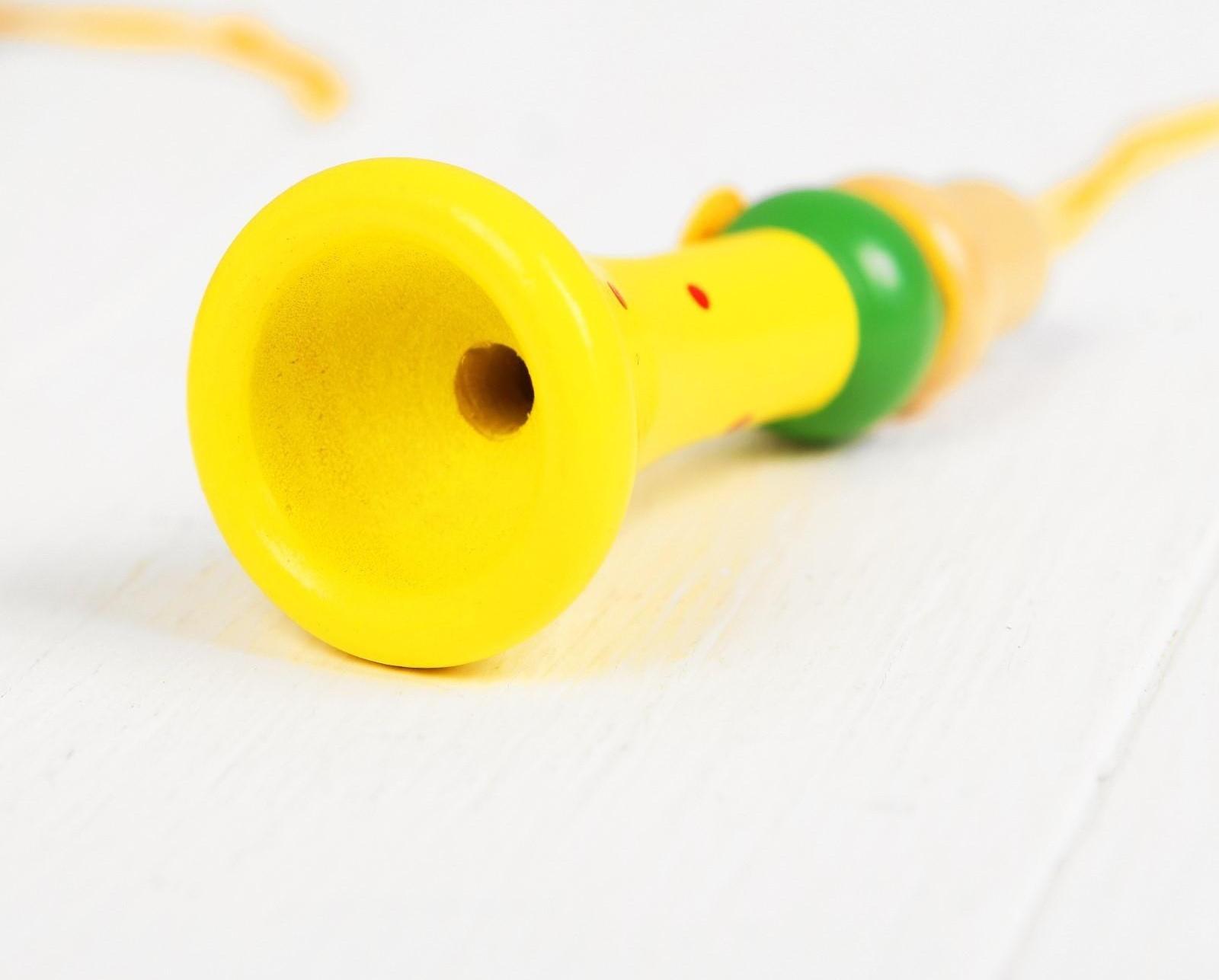 Музыкальная игрушка «Дудочка на верёвочке», цвета микс