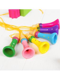 Музыкальная игрушка «Дудочка на верёвочке», цвета микс