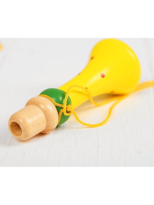 Музыкальная игрушка «Дудочка на верёвочке», цвета микс