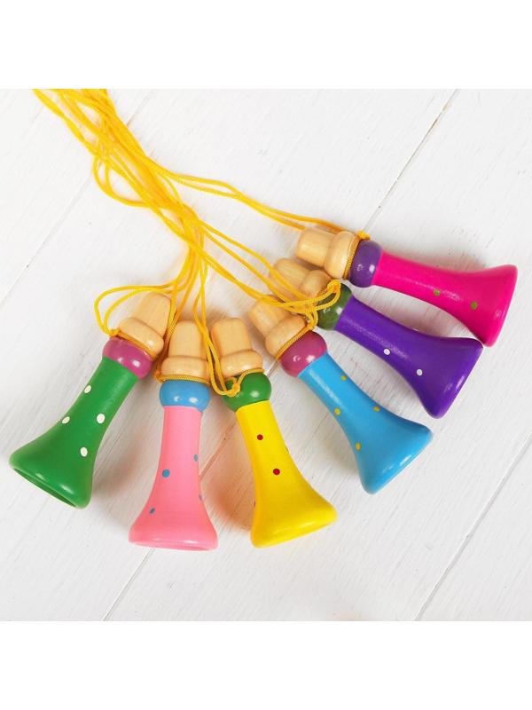 Музыкальная игрушка «Дудочка на верёвочке», цвета микс