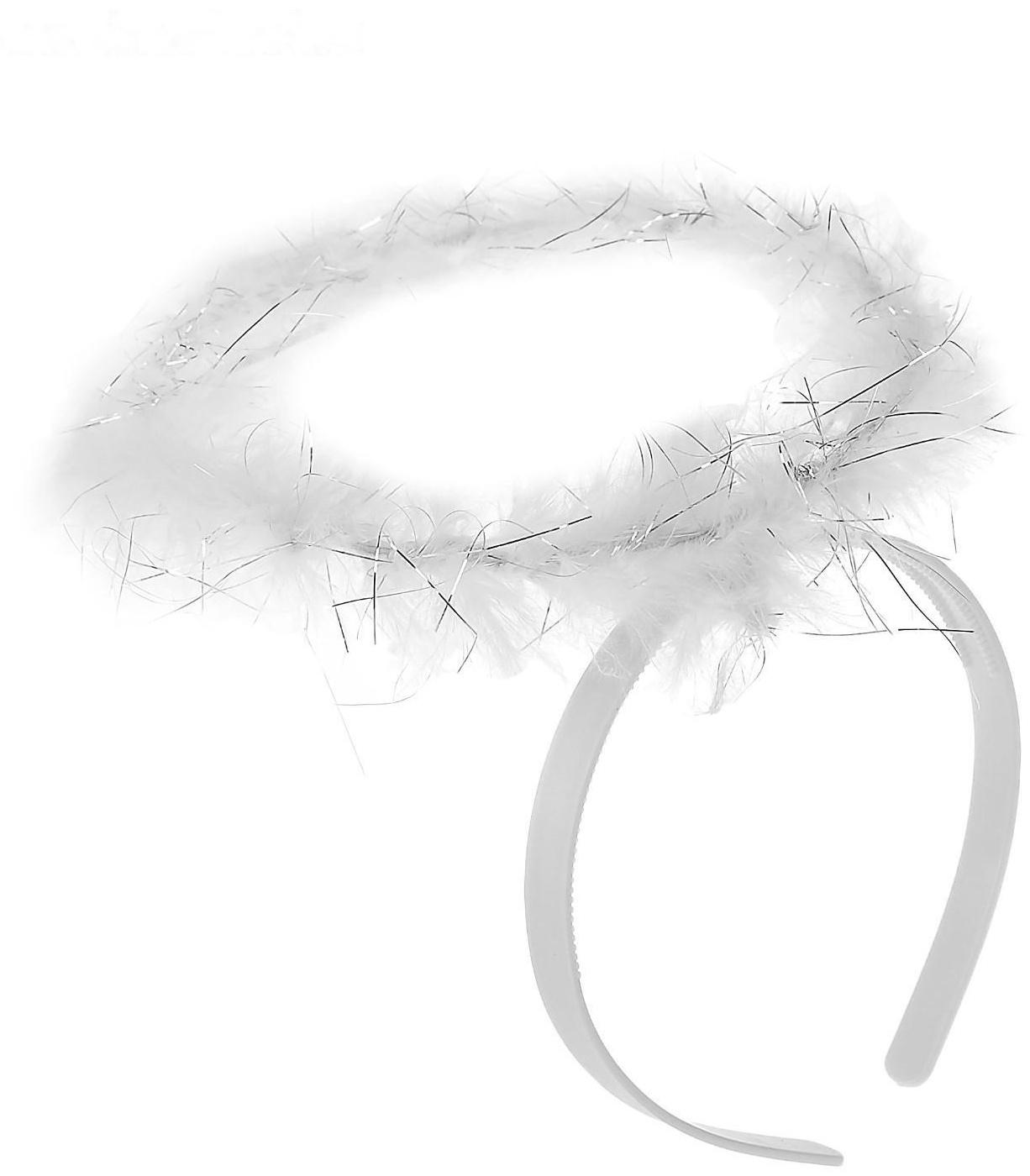 Карнавальный ободок, нимб, пух