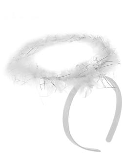 Карнавальный ободок, нимб, пух