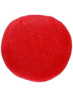 Нос клоуна, цвет красный