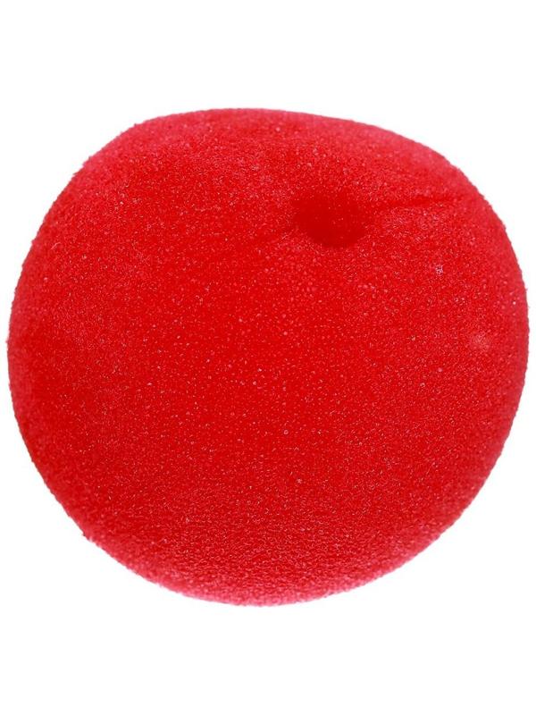 Нос клоуна, цвет красный