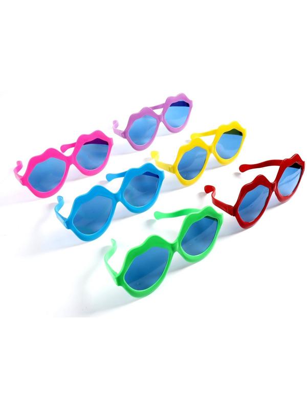 Очки-гигант «Поцелуй», 26×10 см, цвета МИКС