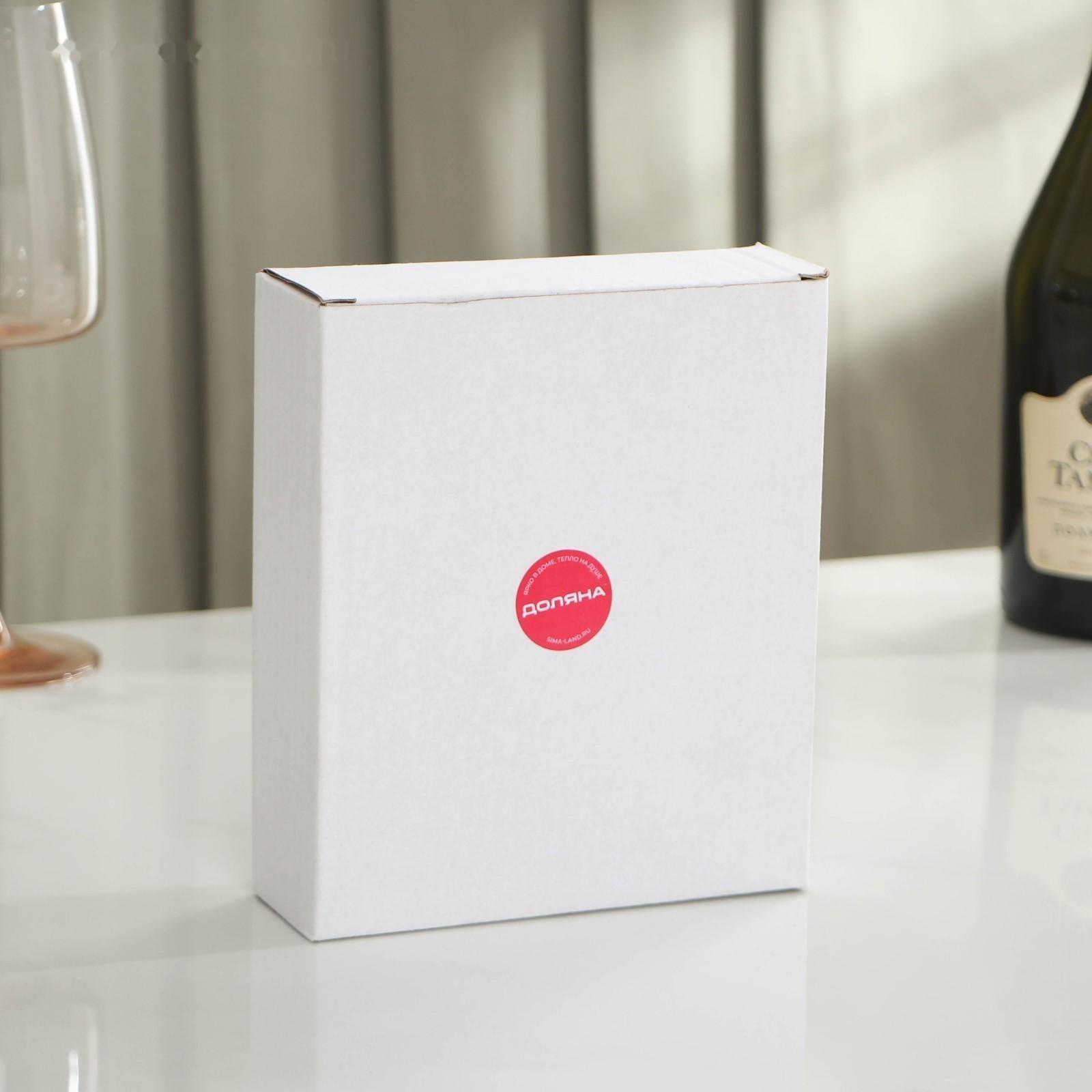 Набор для вина, 4 предмета: термометр, кольцо, открывашка, пробка, шахматы в комплекте