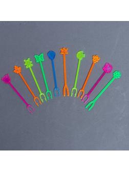 Шпажка для канапе «Вилочка», 8 см, набор 50 шт.