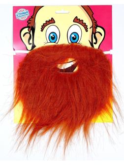 Карнавальная борода, на блистере, тёмная