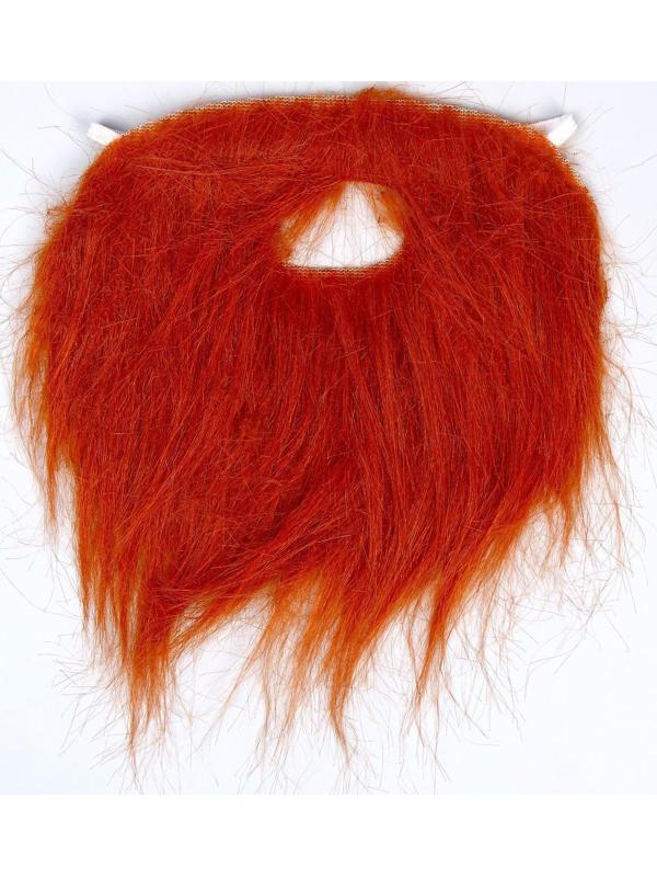 Карнавальная борода, на блистере, тёмная