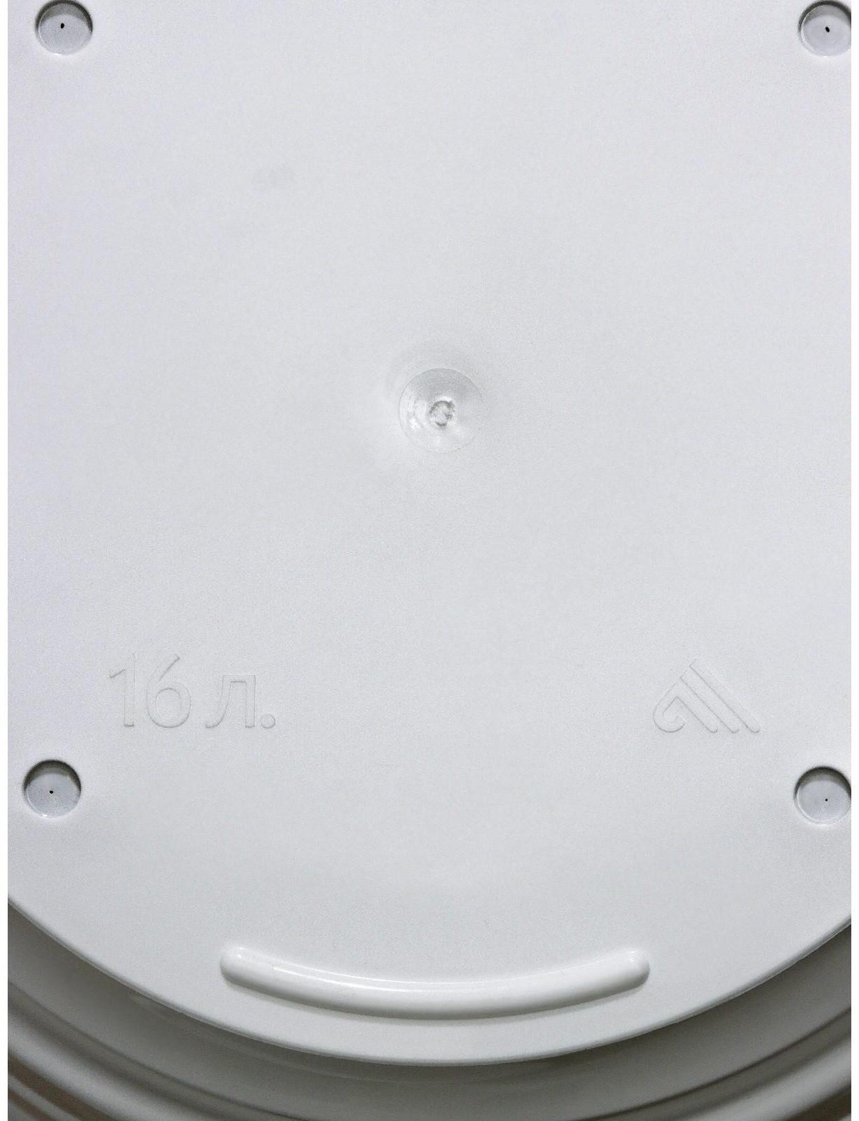 Горшок с поддоном «Виола», 16 л, цвет белый