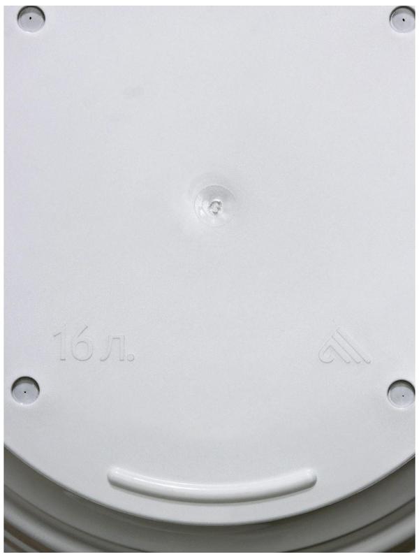 Горшок с поддоном «Виола», 16 л, цвет белый