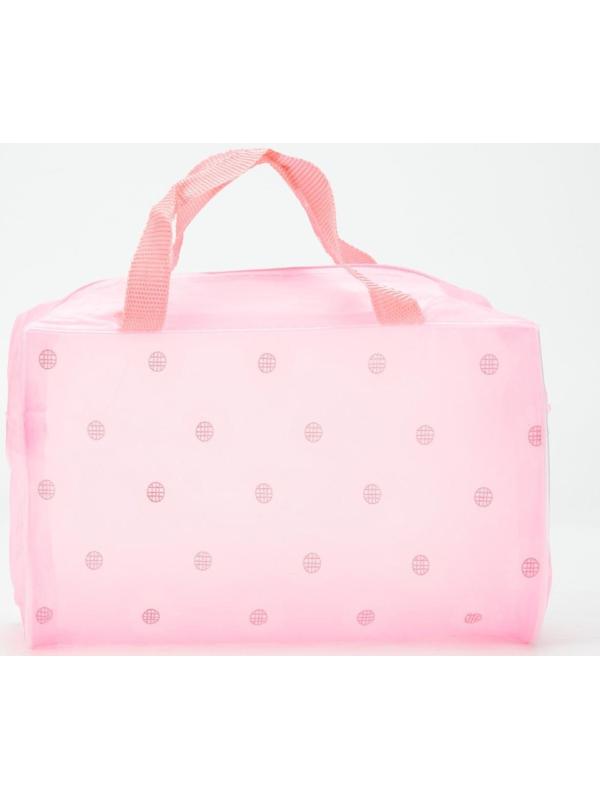 Косметичка на молнии, цвет розовый