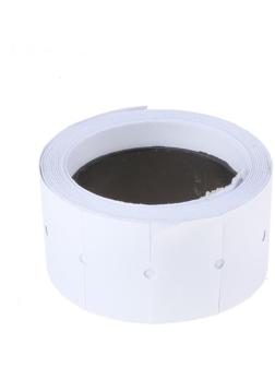 Ценники самоклеящиеся для этикет-пистолета, 12 х 21 мм, в 1 рулончике 200 штук, набор из 10 рулончиков, белый