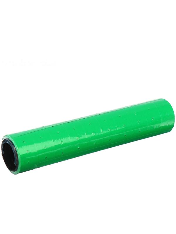 Ценники самоклеящиеся для этикет-пистолета, 12 х 21 мм, в 1 рулончике 200 штук, набор из 10 рулончиков, зелёный