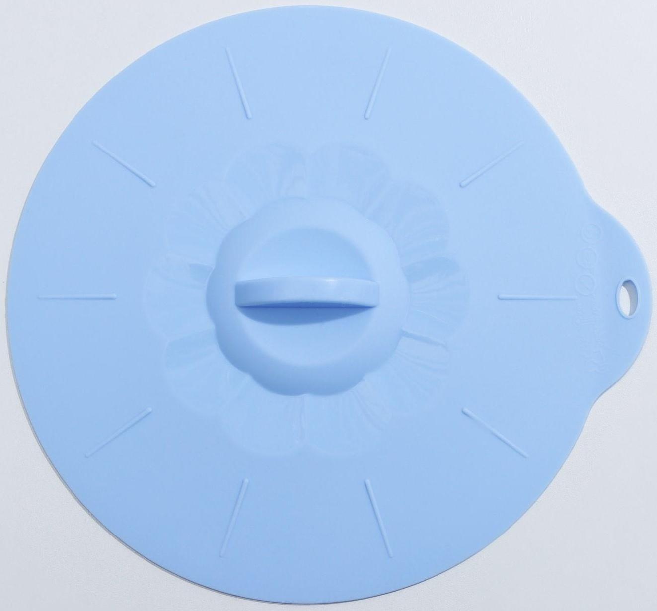 Крышка силиконовая Доляна «Симпл», d=21 см, цвет голубой