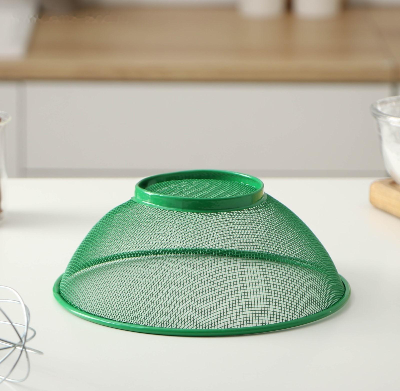 Сито-корзинка Доляна «2 в 1», d=21 см, цвет МИКС