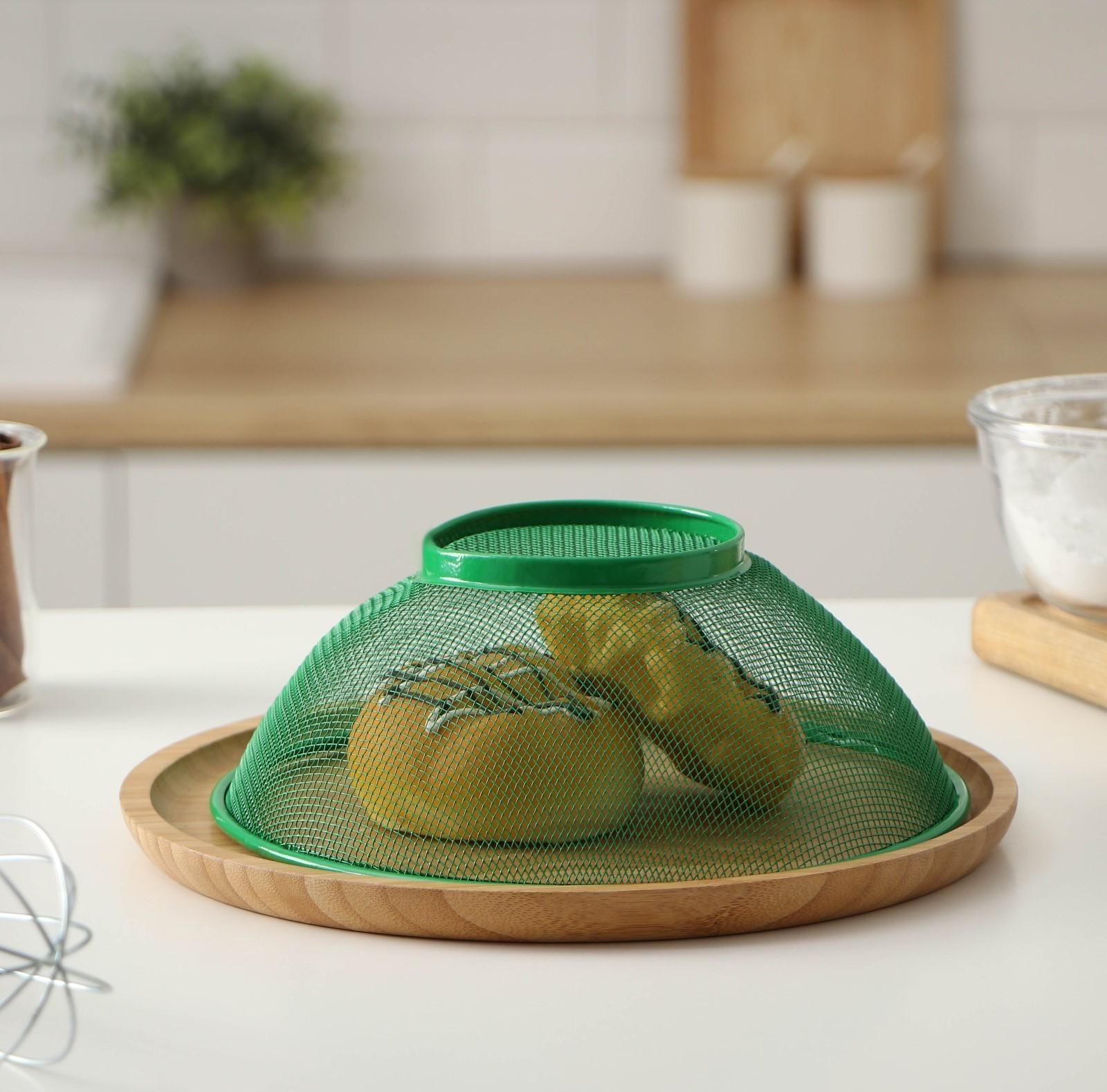 Сито-корзинка Доляна «2 в 1», d=21 см, цвет МИКС