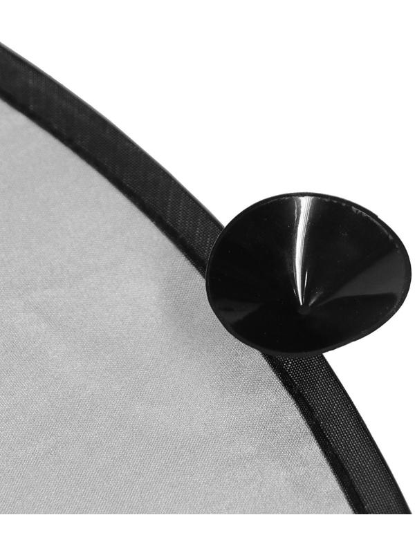 Шторка солнцезащитная, на заднее стекло, на присосках, 98х51 см