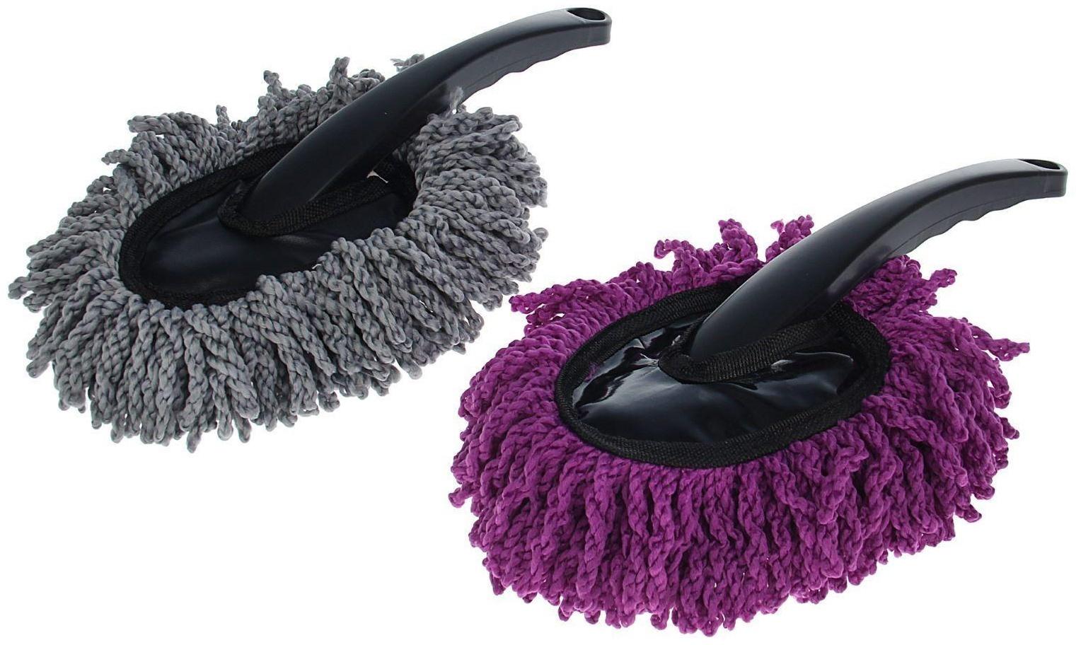 Щётка для удаления пыли TORSO, автомобильная, 30 см, микрофибра, микс